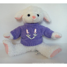 customized OEM design plush sheep with vest